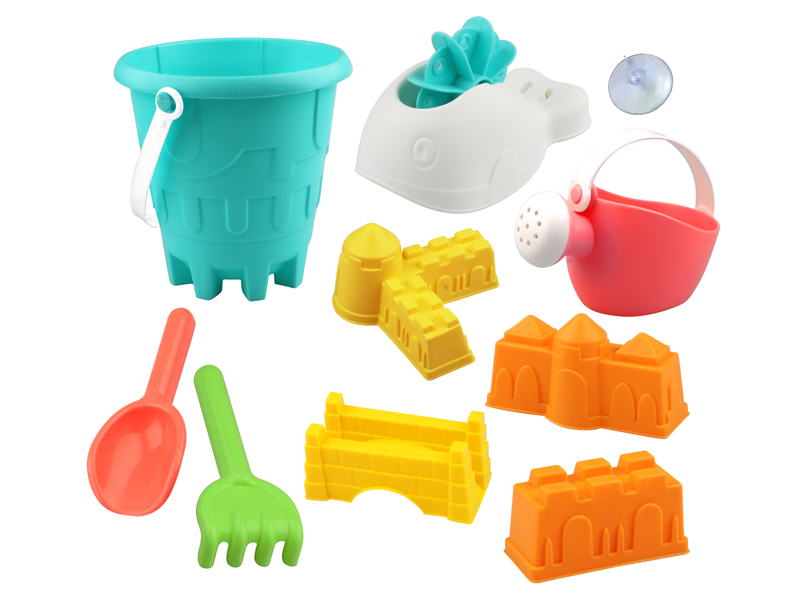 10Pcs Beach Bucket Set