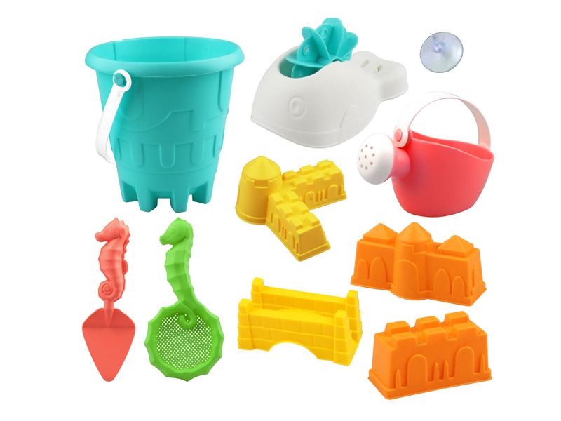 10Pcs Beach Bucket Set