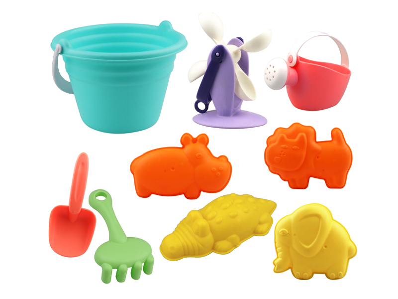 9Pcs Beach Bucket Set