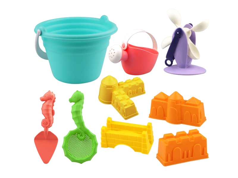 9Pcs Beach Bucket Set