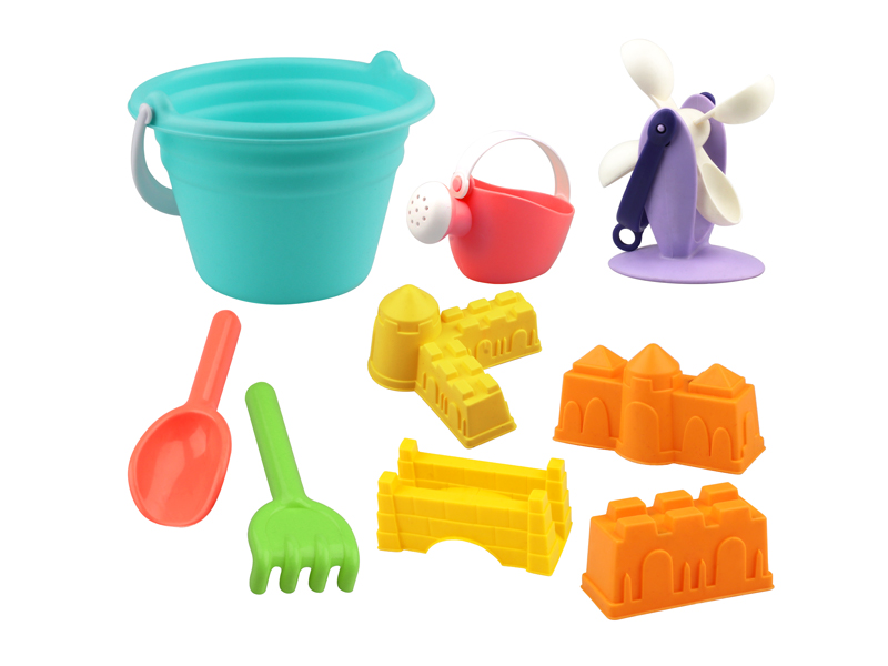 9Pcs Beach Bucket Set