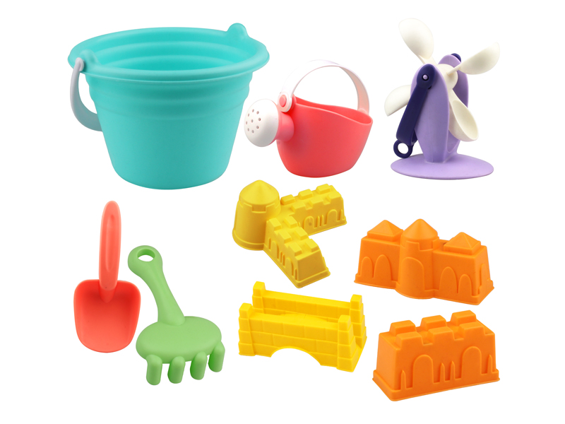 9Pcs Beach Bucket Set