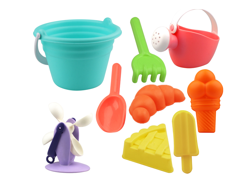 9Pcs Beach Bucket Set