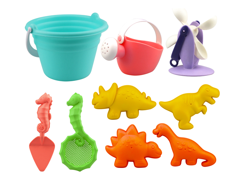 9Pcs Beach Bucket Set