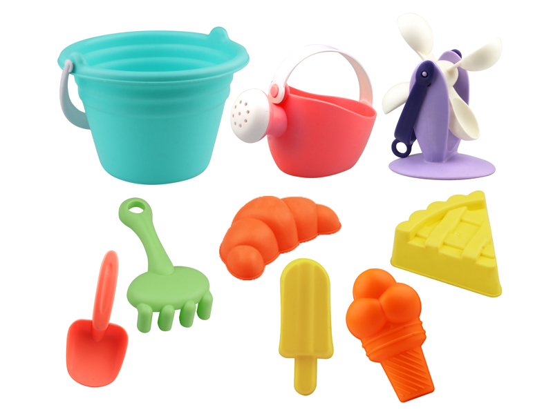 9Pcs Beach Bucket Set
