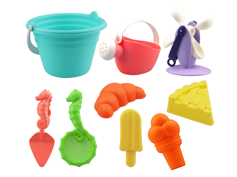 9Pcs Beach Bucket Set