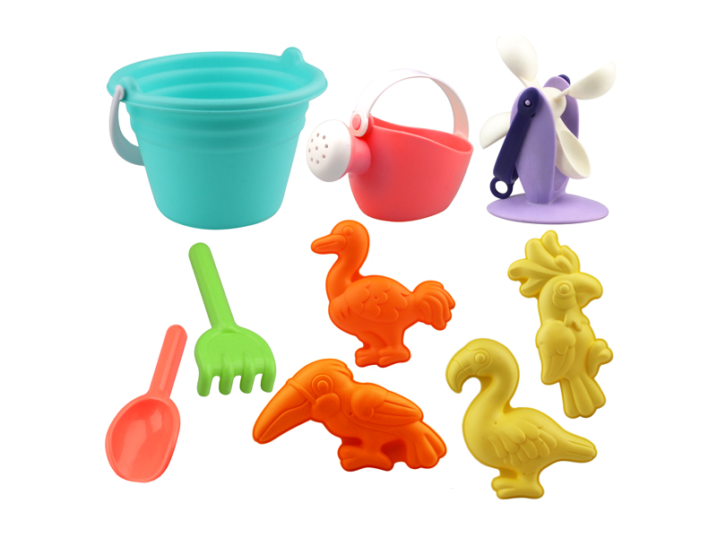9Pcs Beach Bucket Set