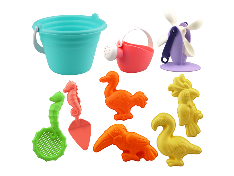 9Pcs Beach Bucket Set