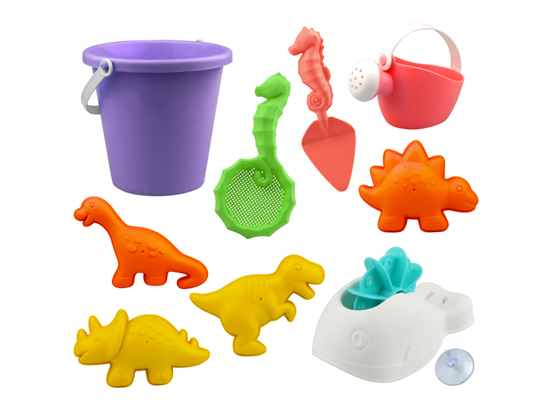 10Pcs Beach Bucket Set