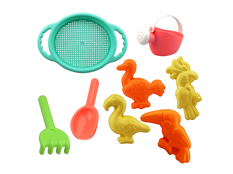 8Pcs Beach Plate Set