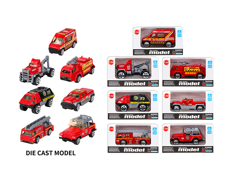 Slide Alloy Fire Engine