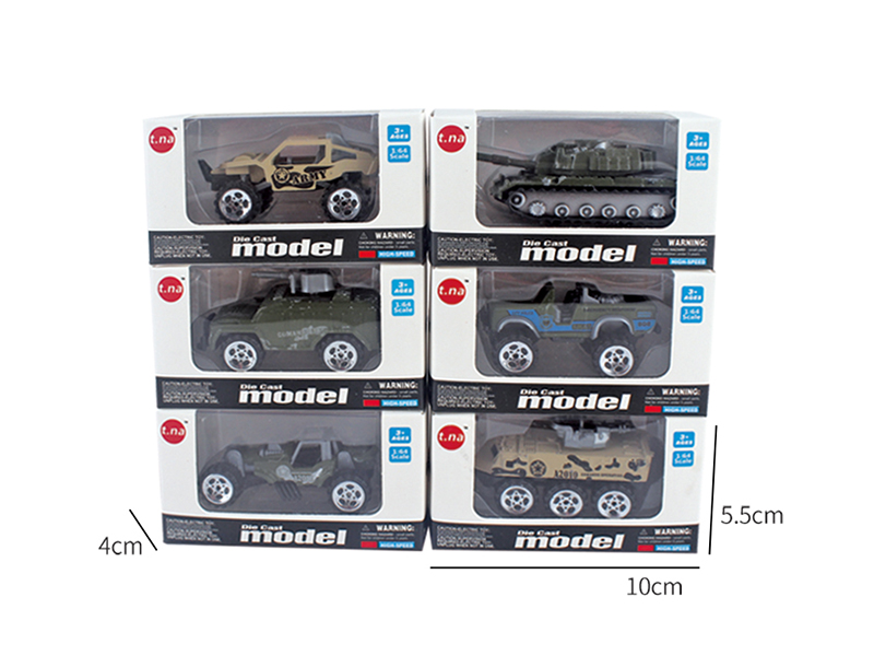 Slide Alloy Military Truck