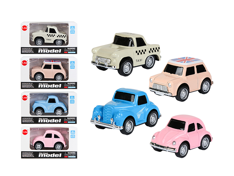 Q Edition Alloy Pull Back Vintage Car