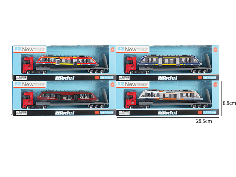 Alloy European Style Tow Truck With Slide High-Speed Rail