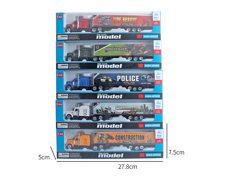 Alloy Slide American Style Container Car