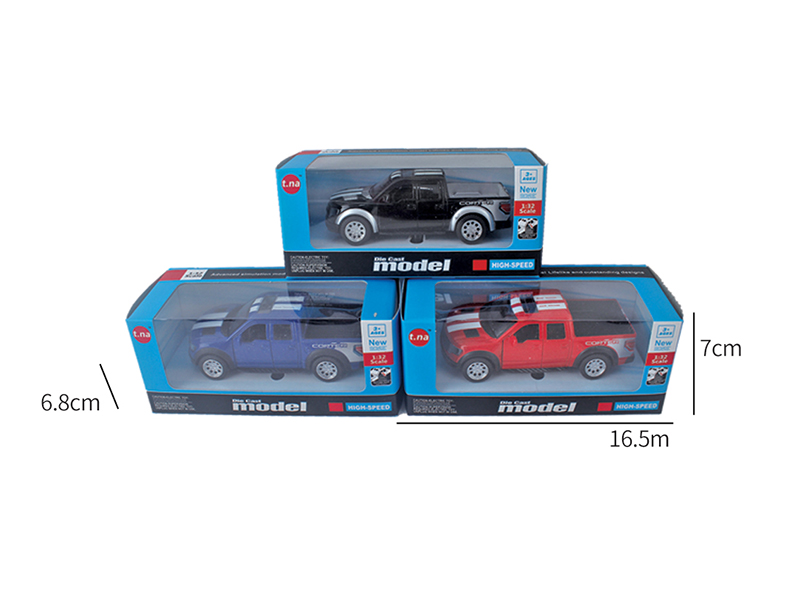 1:32 Ford Open Doors Pull Back Alloy Car