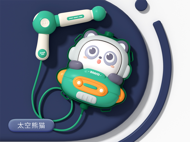 Space Panda Backpack Water Gun