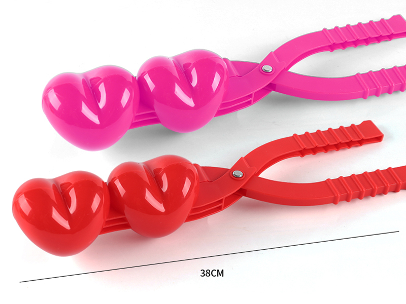 Double Love Snow Clip