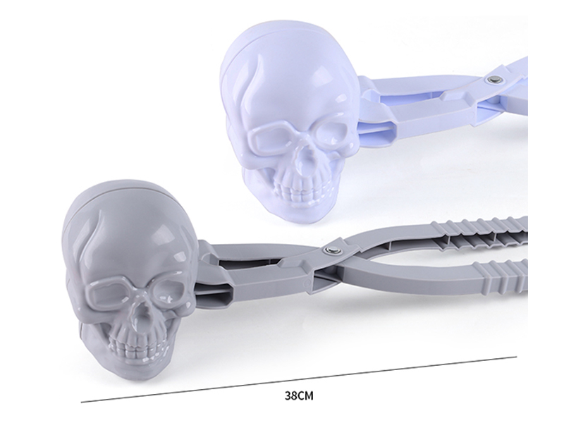 Halloween Skull Head Snow Clip