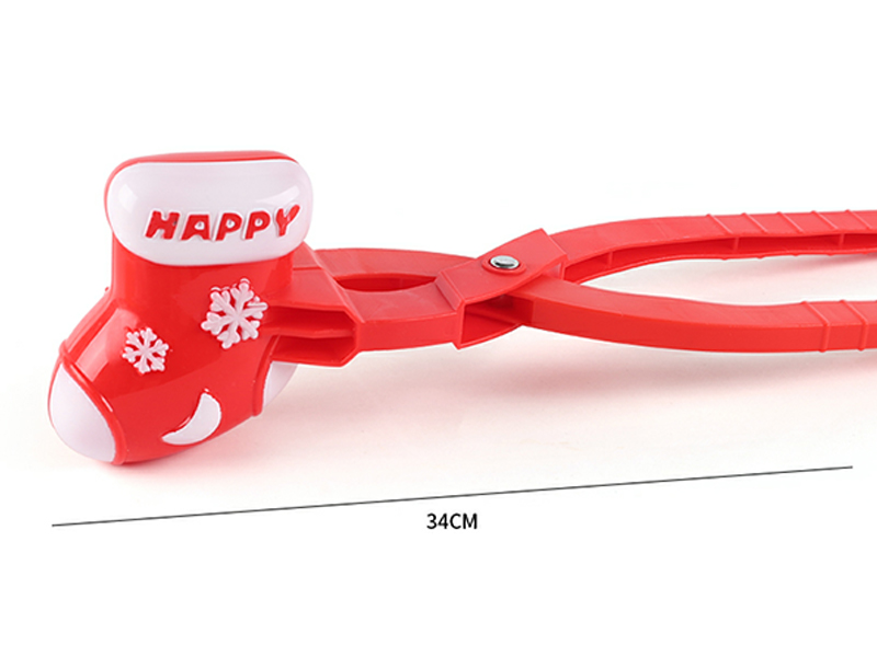 Christmas Sock Snow Clip