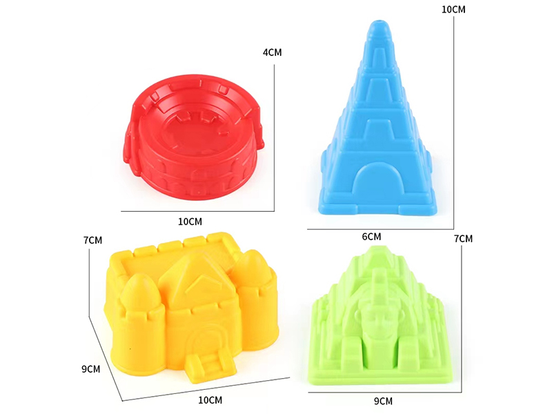 4PCS Castle Mold Toy