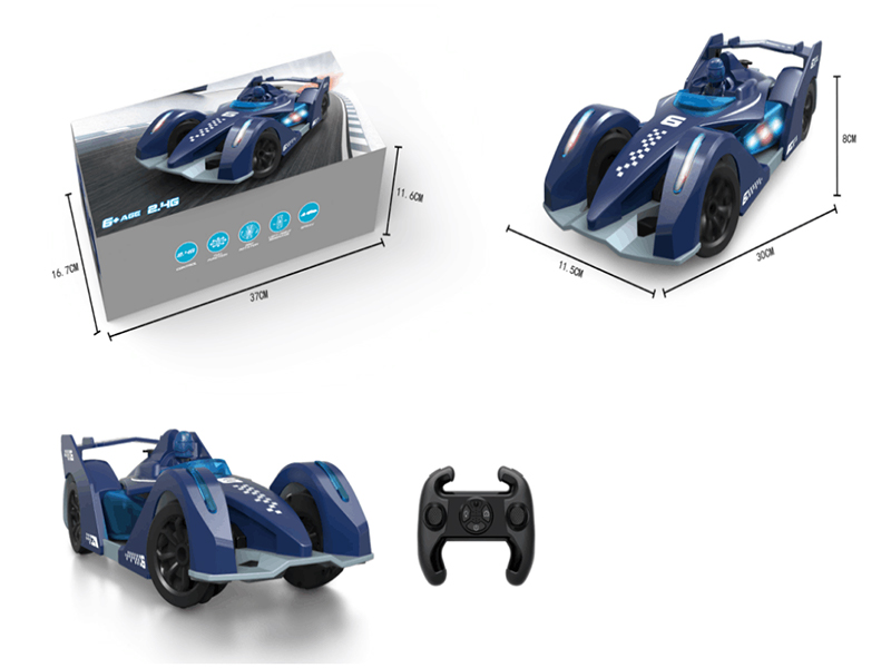 R/C F1 Racing Car Lateral Drift Stunt Car With Spray