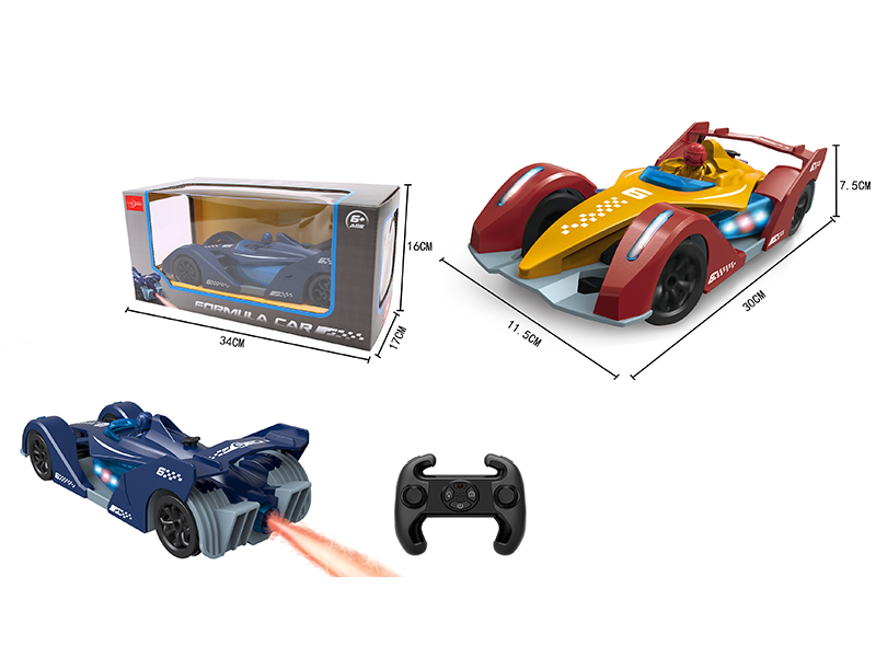 R/C F1 Racing Car Lateral Drift Stunt Car With Spray