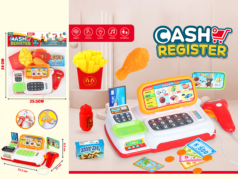 Cash Register Set With Lights And Music