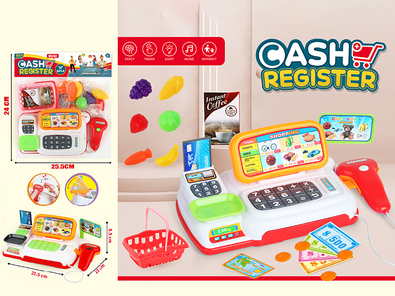 Cash Register Set With Lights And Music