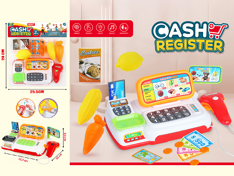 Cash Register Set With Lights And Music