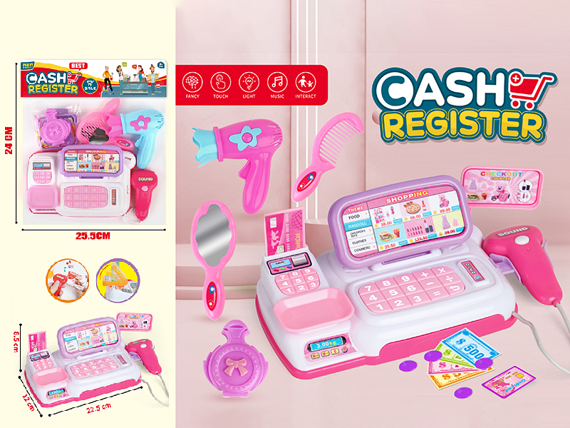 Cash Register Set With Lights And Music