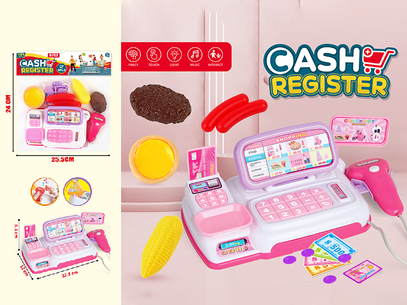 Cash Register Set With Lights And Music