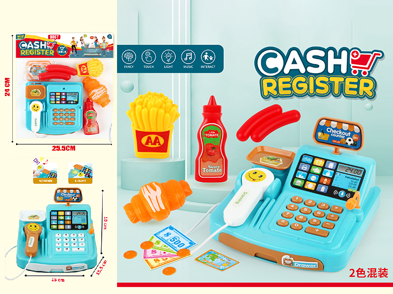 Cash Register Set With Lights And Music