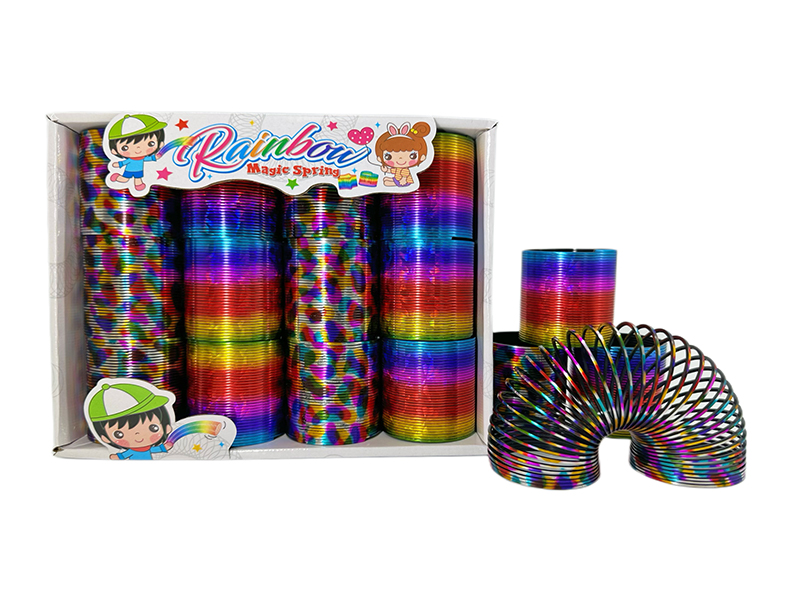 12PCS Laser Gilding Rainbow Circle
