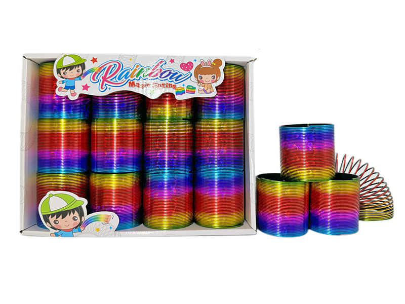 12PCS Laser Gilding Rainbow Circle