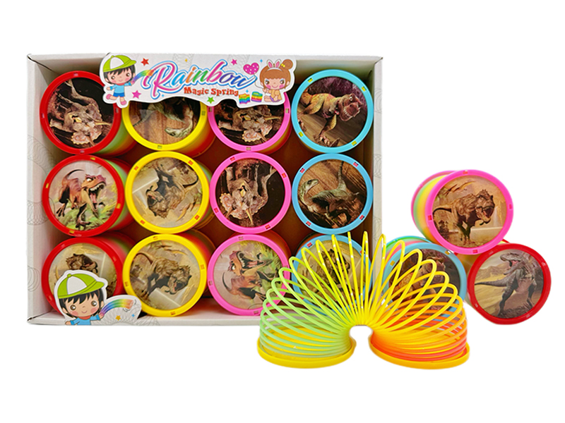 12PCS Dinosaur Rainbow Circle
