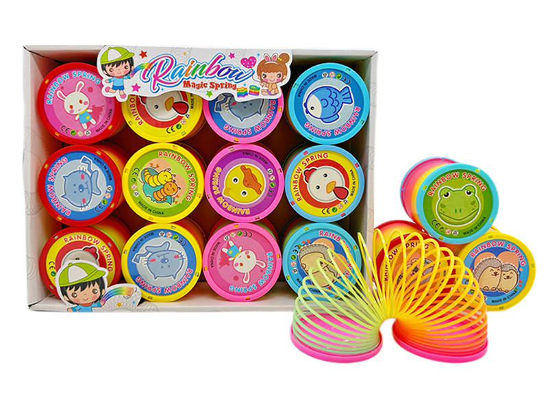 12PCS Cartoon Animals Rainbow Circle
