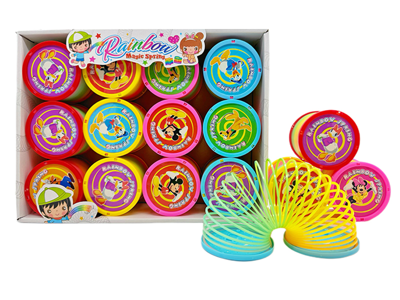 12PCS Mickey Donald Duck Rainbow Circle