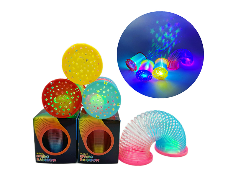 Star Moon Rainbow Circle With Light