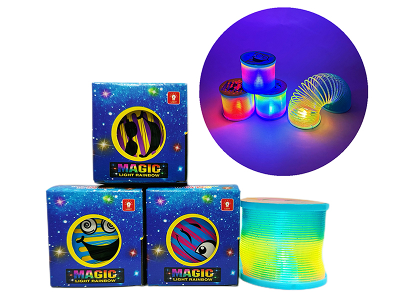 12PCS Mouthing Rainbow Circle With Light