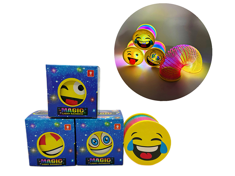 12PCS Expression Rainbow Circle With Light