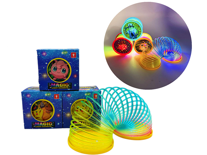 12PCS Pikachu Rainbow Circle With Light