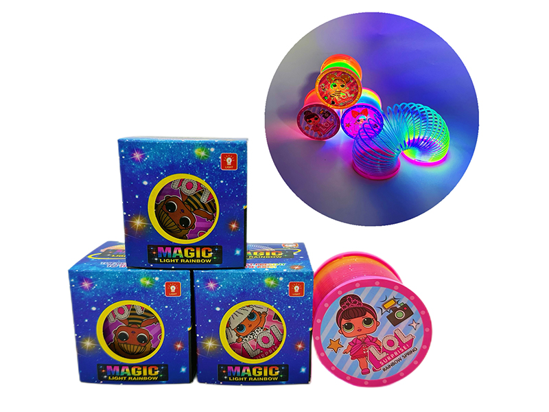 12PCS Surprise Doll Rainbow Circle With Light