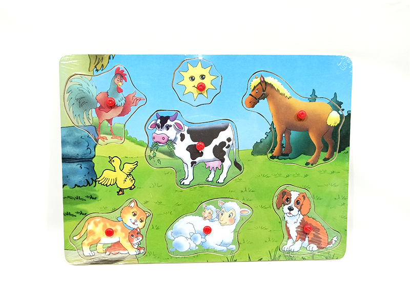 Wooden Ranch Hand Grab Puzzle