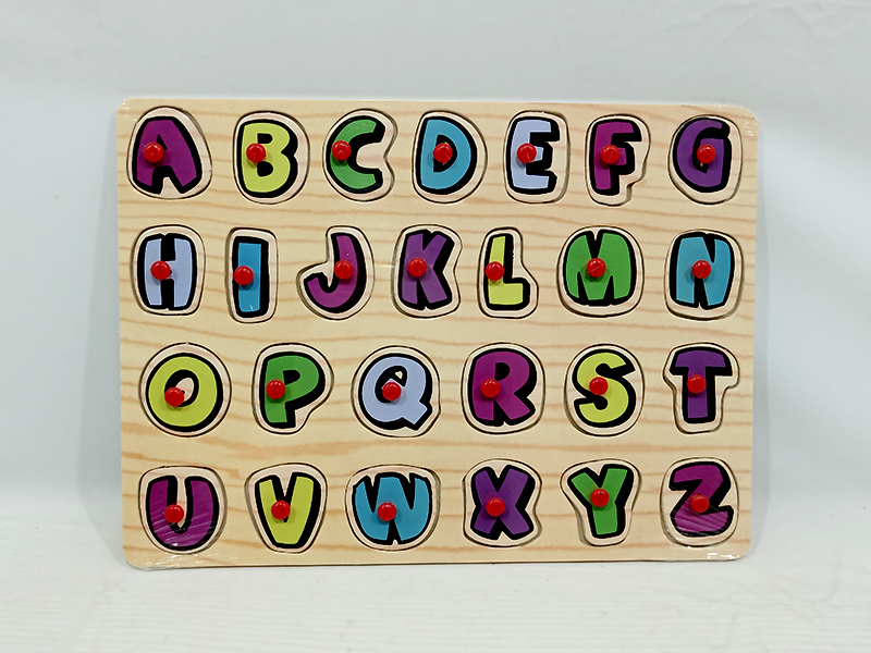 Wooden Capital Hand Grab Puzzle