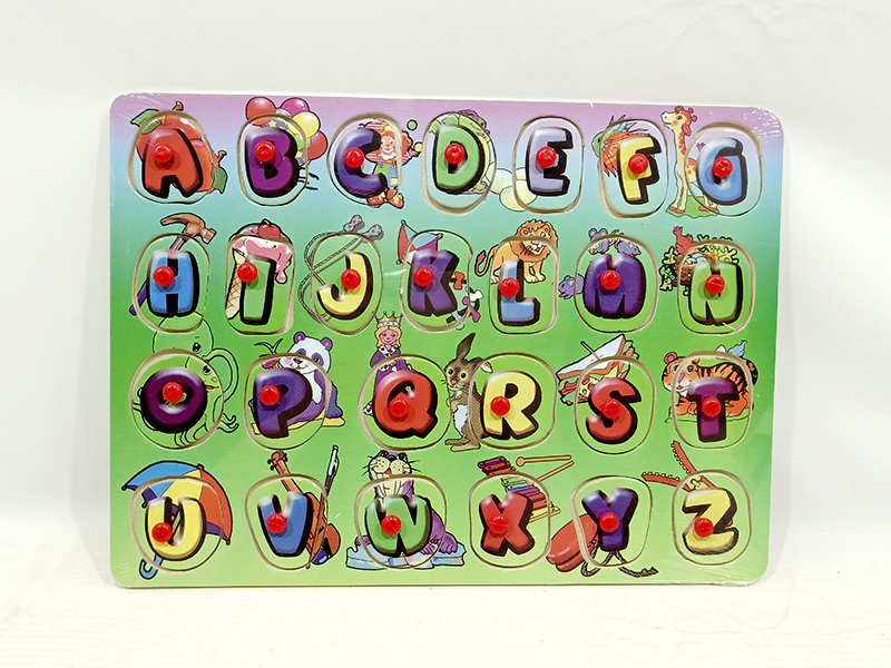 Wooden Capital Hand Grab Puzzle