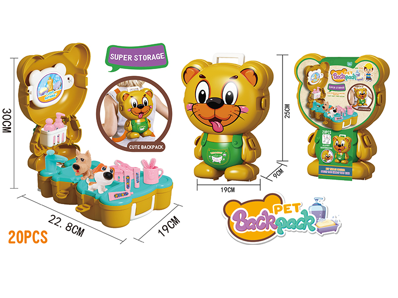 Pet Backpack Puppy Bathroom Toys