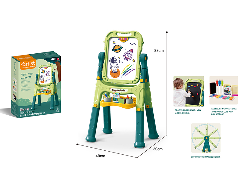 Magnetic Double-Sided Drawing Board (Long Legged)