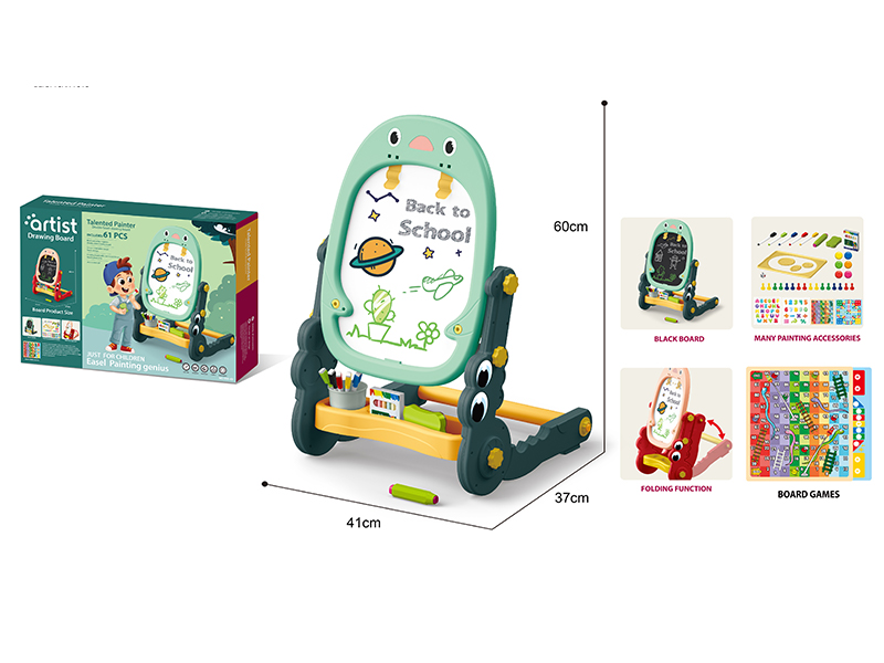 Penguin Folding Magnetic Drawing Board(Green)