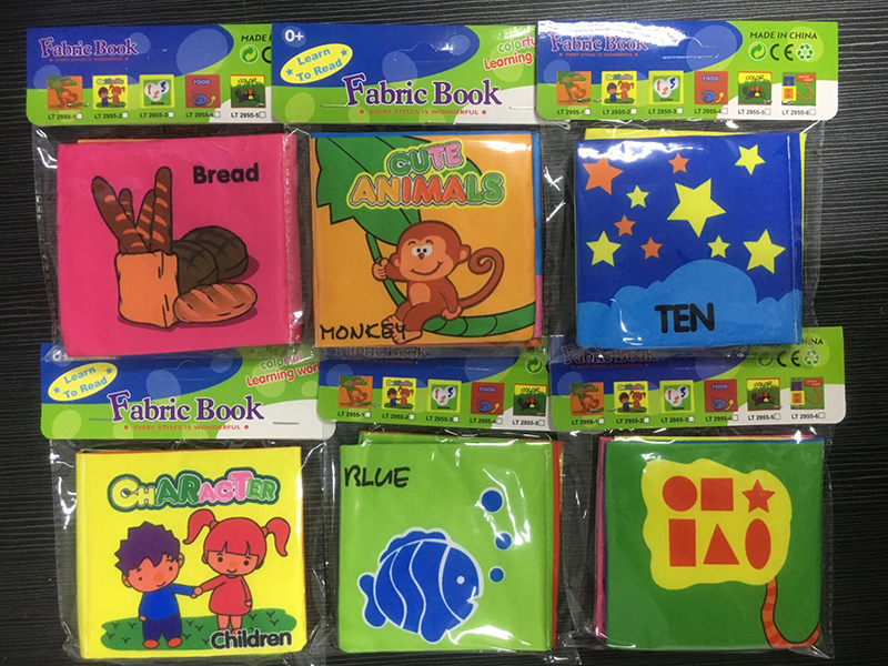 Baby Cloth Book Set 6pcs